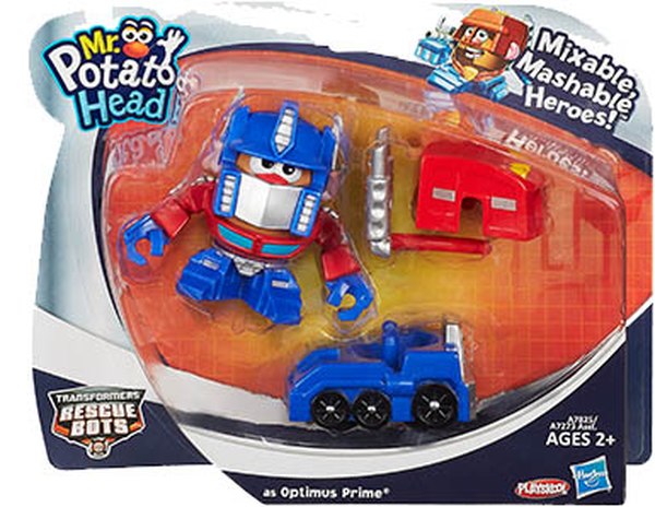 New Images Optimus Prime Robot With Truck And Starscream Playskool Mr. Potato Head Transformers Toys  (1 of 4)